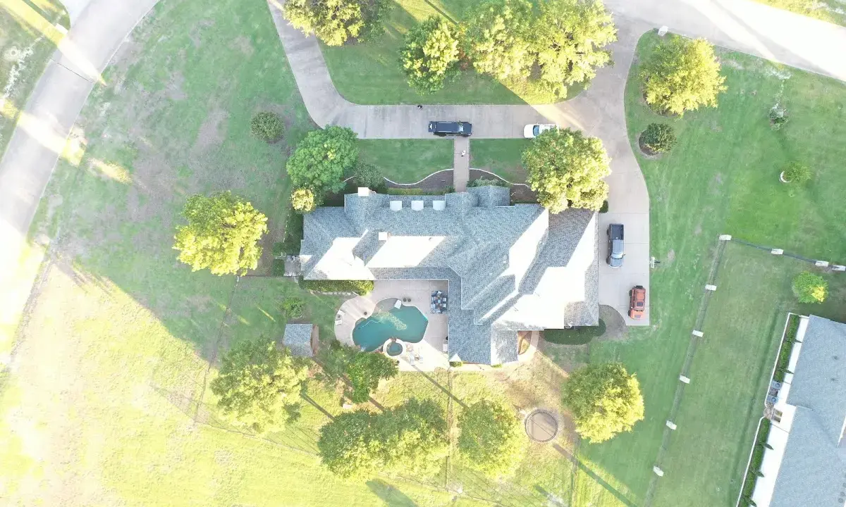 New shingle roof installation on a home in West Frankfort